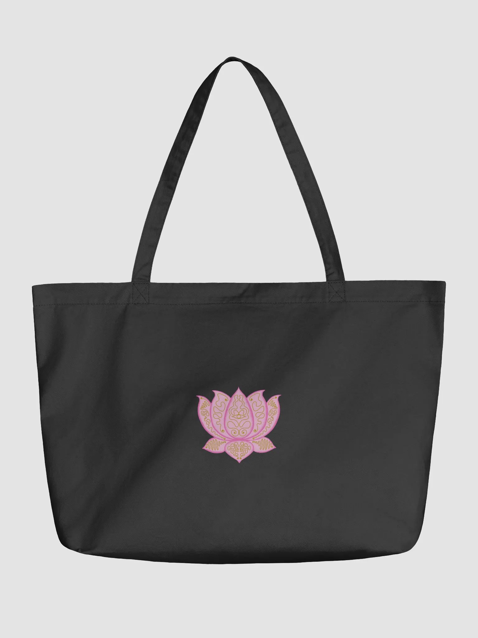 Golden Lotus Eye Organic Tote product image (1)