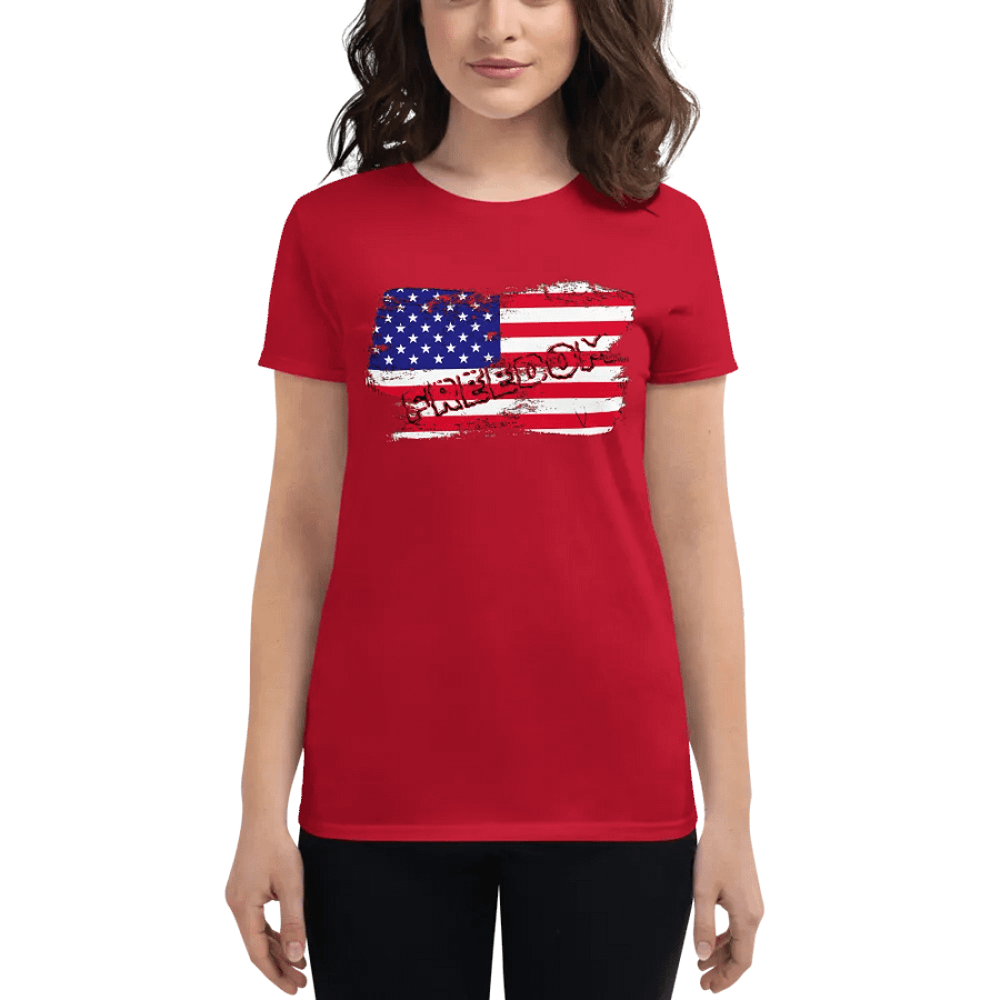 Freedom Flag Women’s Tee product image (3)