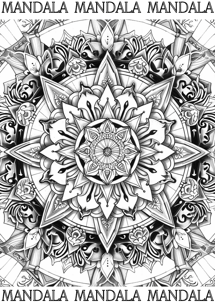 Mandala Coloring Book product image (2)