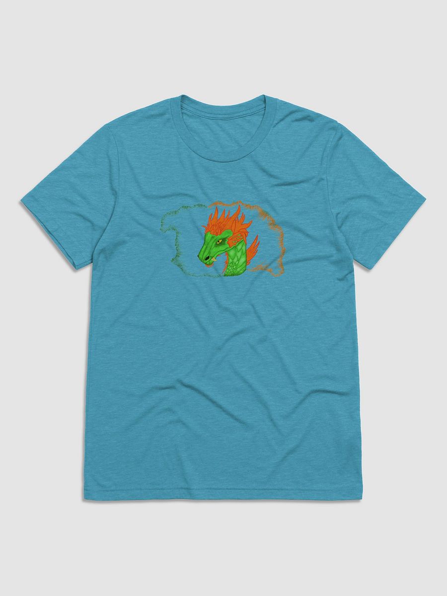 Fiery Dragon Head Tri-Blend T-Shirt product image (2)