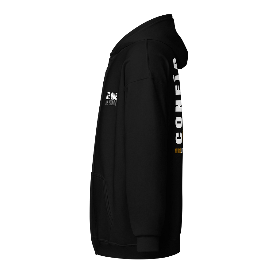 Sudadera Unisex con Capucha y Cremallera | Confía, no mires la tormenta product image (3)