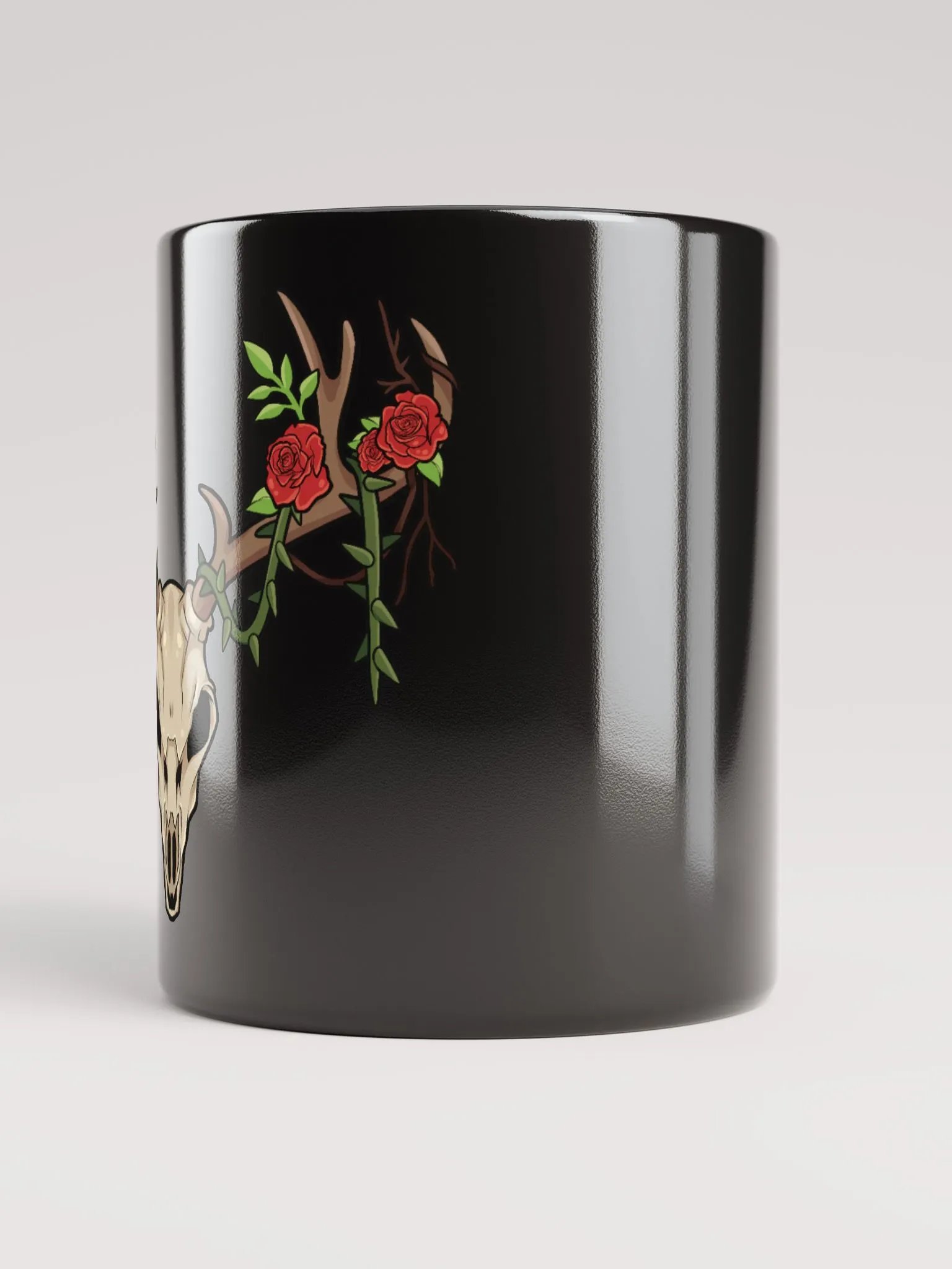 Black Deer Skull Mug product image (2)