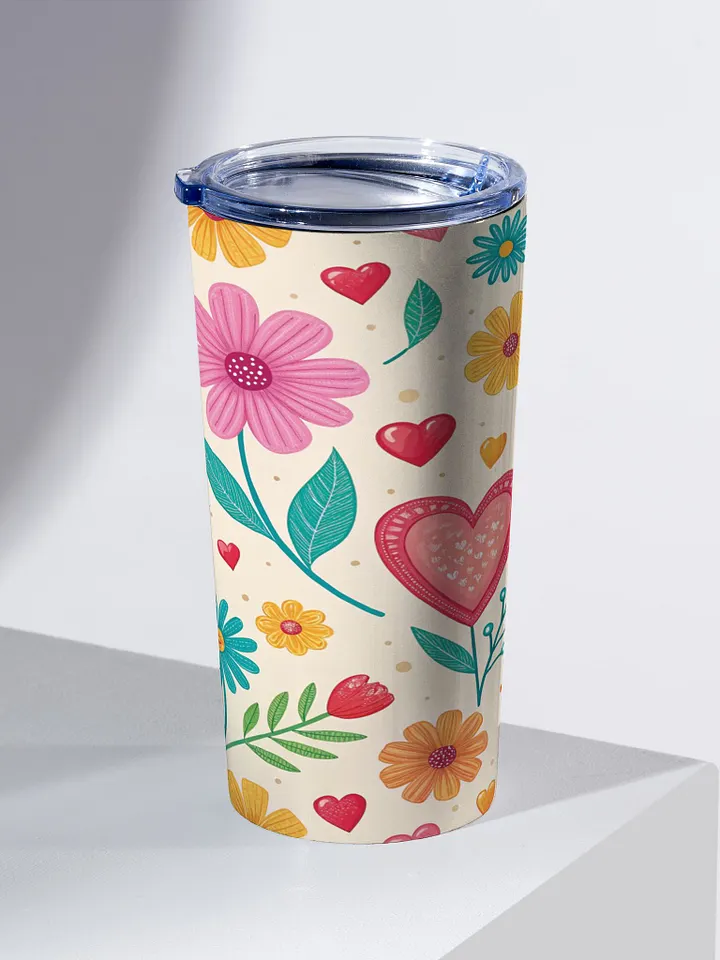 Floral Delight 20oz Stainless Steel Tumbler product image (2)