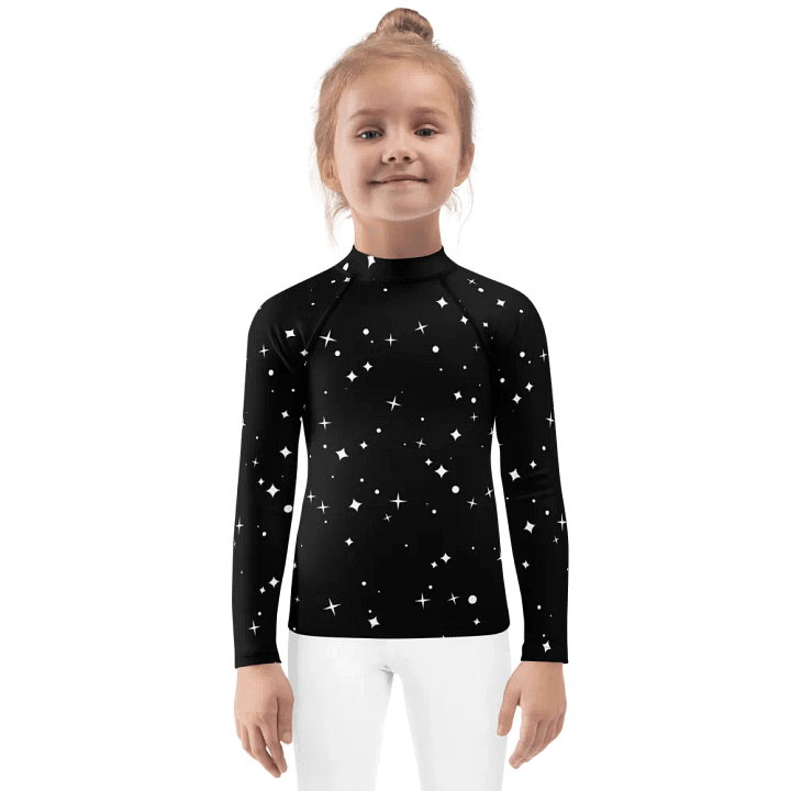 Starry Night Kids Rash Guard product image (1)