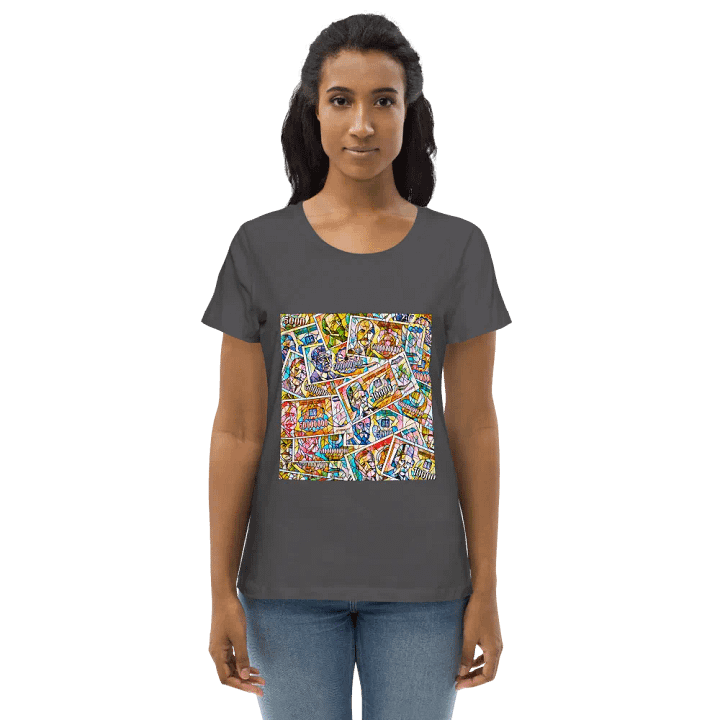 Jugoslovenski inflatorni dinar 1993 (Kolaž/mozaik) Stanley/Stella Women's Fitted Eco Tee product image (1)