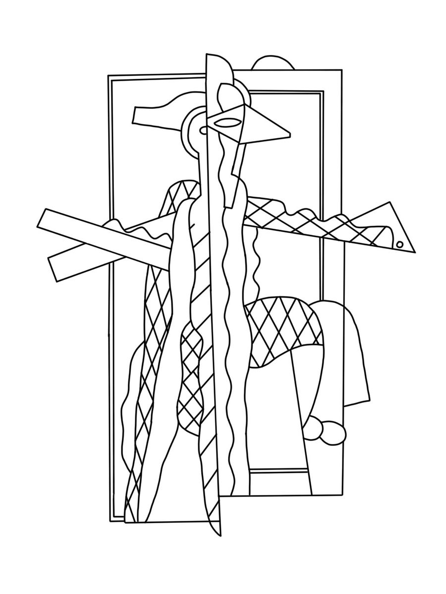 PDF, PNG - Shapes in Motion: Coloring the Art of Georges Valmier product image (5)