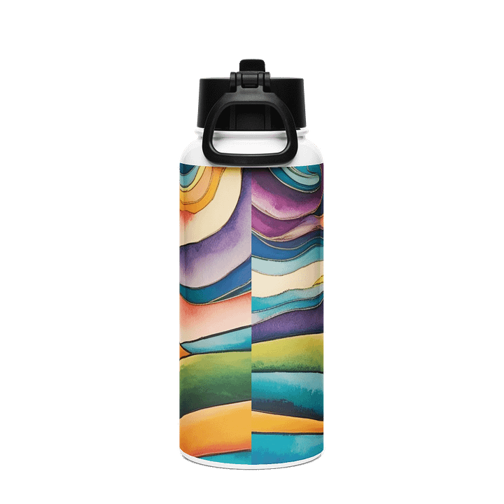 Ripple Effect Stainless Steel Water Bottle gift for arty mom dad friend family product image (2)