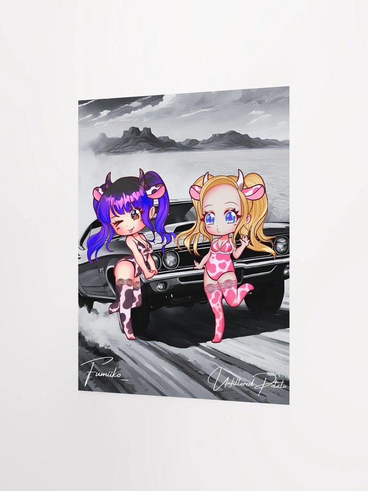 MooMoo Babes Vintage Poster product image (2)