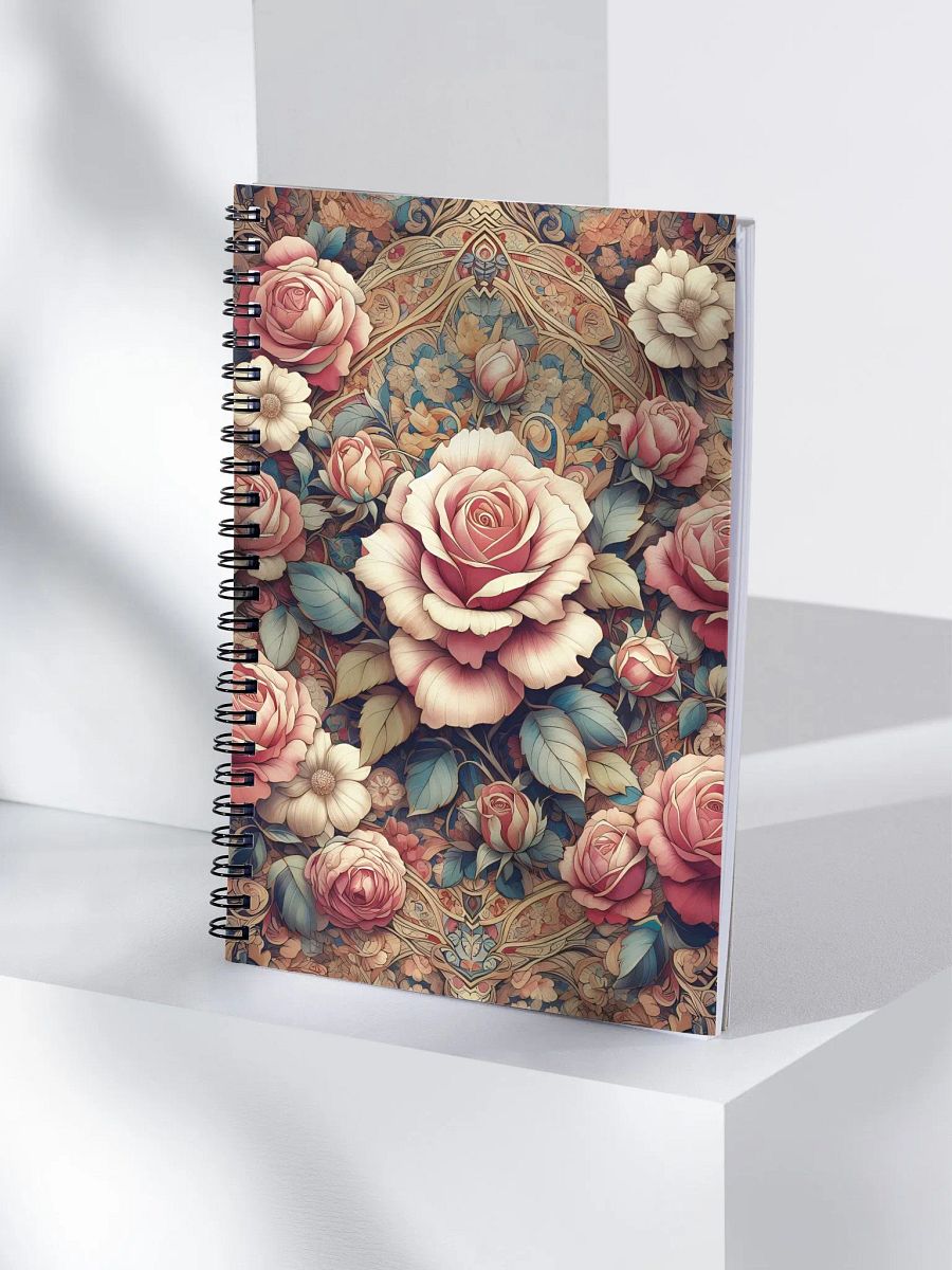 Royal Floral Spiral Notebook product image (4)