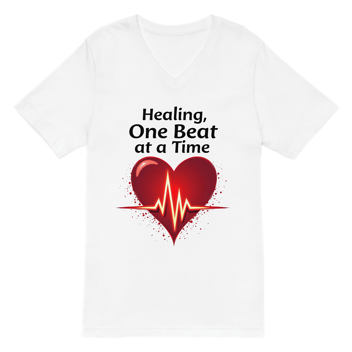 Heartbeat Healing V-Neck Tee product image (2)