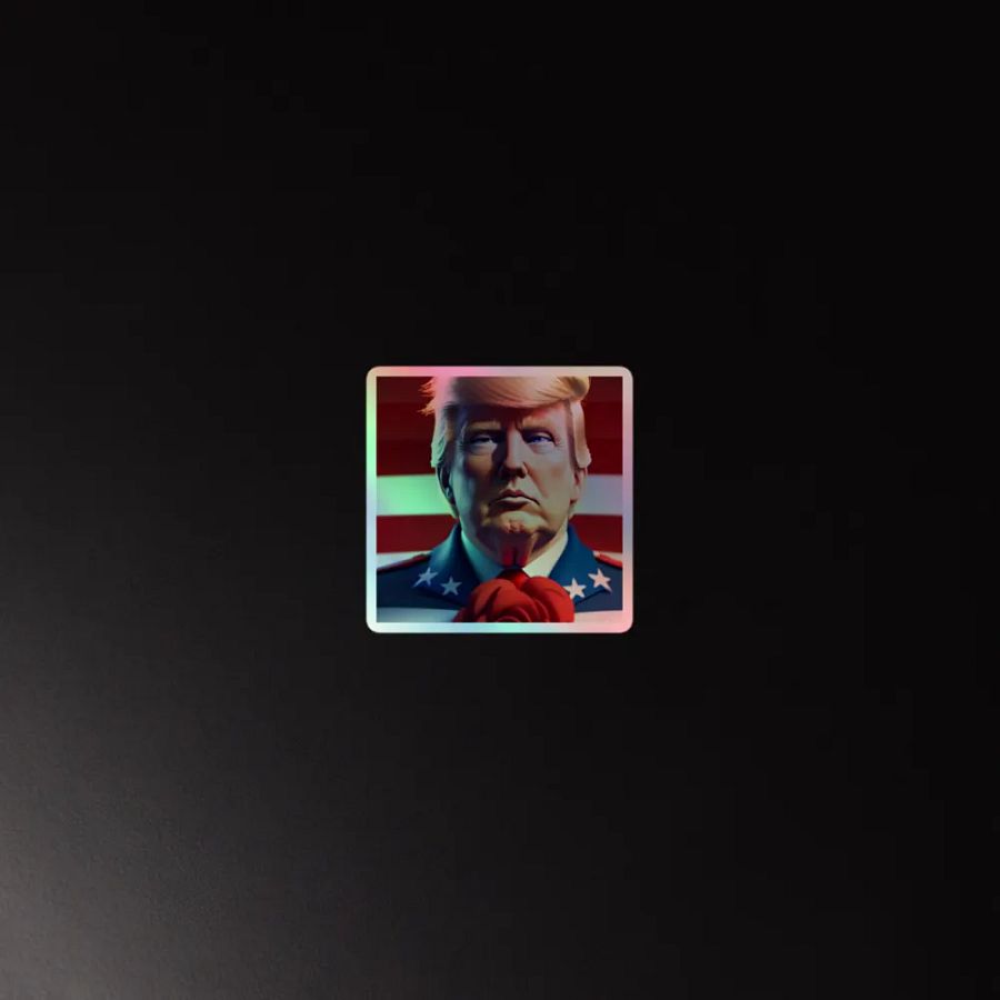 Country Trump Holographic Sticker product image (4)