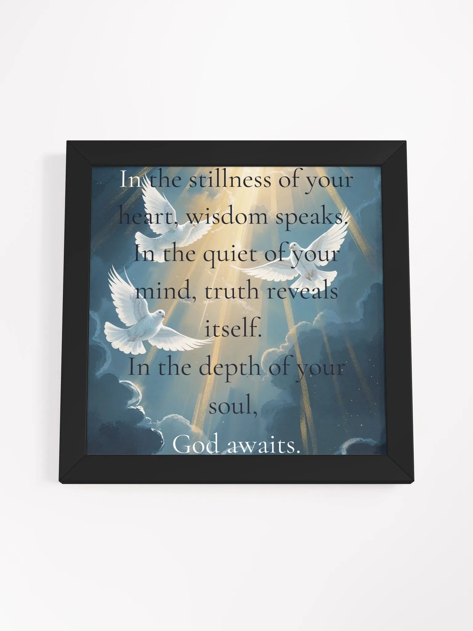 Divine Stillness Framed Art product image (8)