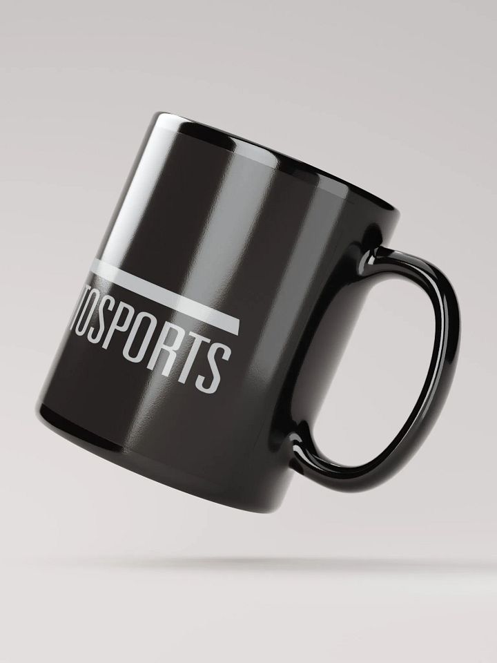 Black BCA Grey/orange tachometer logo mug product image (2)