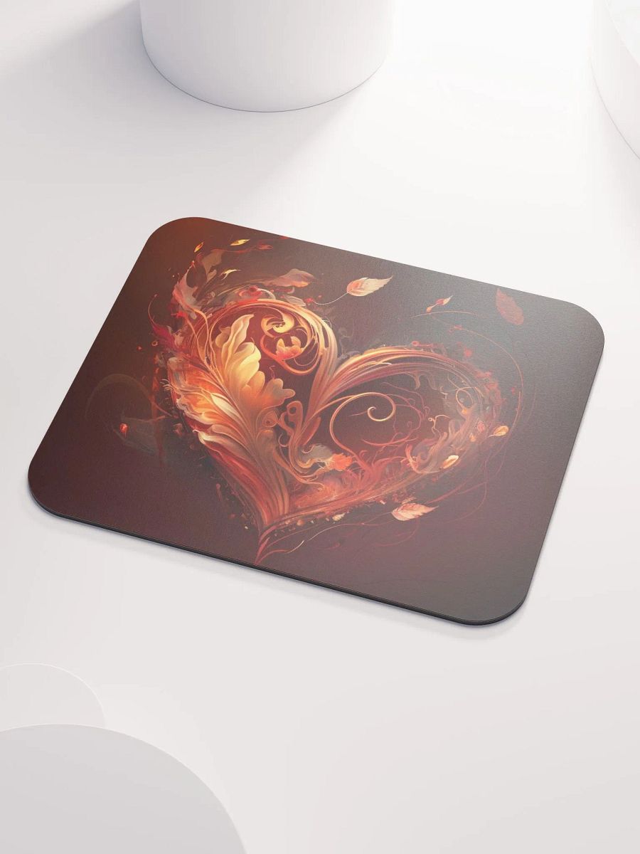 Flaming Heart - Classic Mouse Pad product image (2)