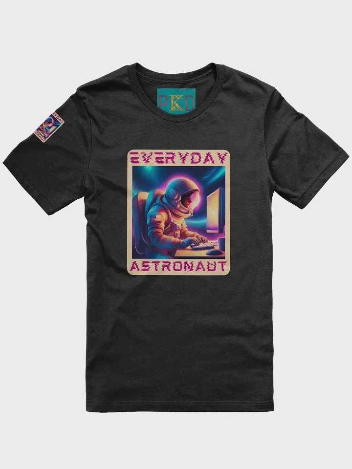 Everyday Astronaut Working at a Computer Supersoft T-shirt product image (5)