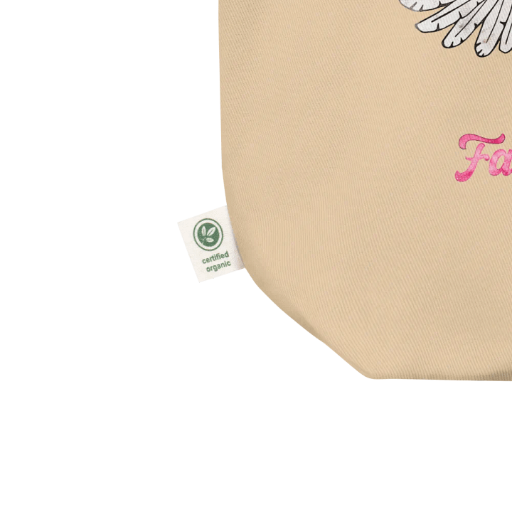 Breast Cancer Hopeful Wings Eco Tote product image (2)