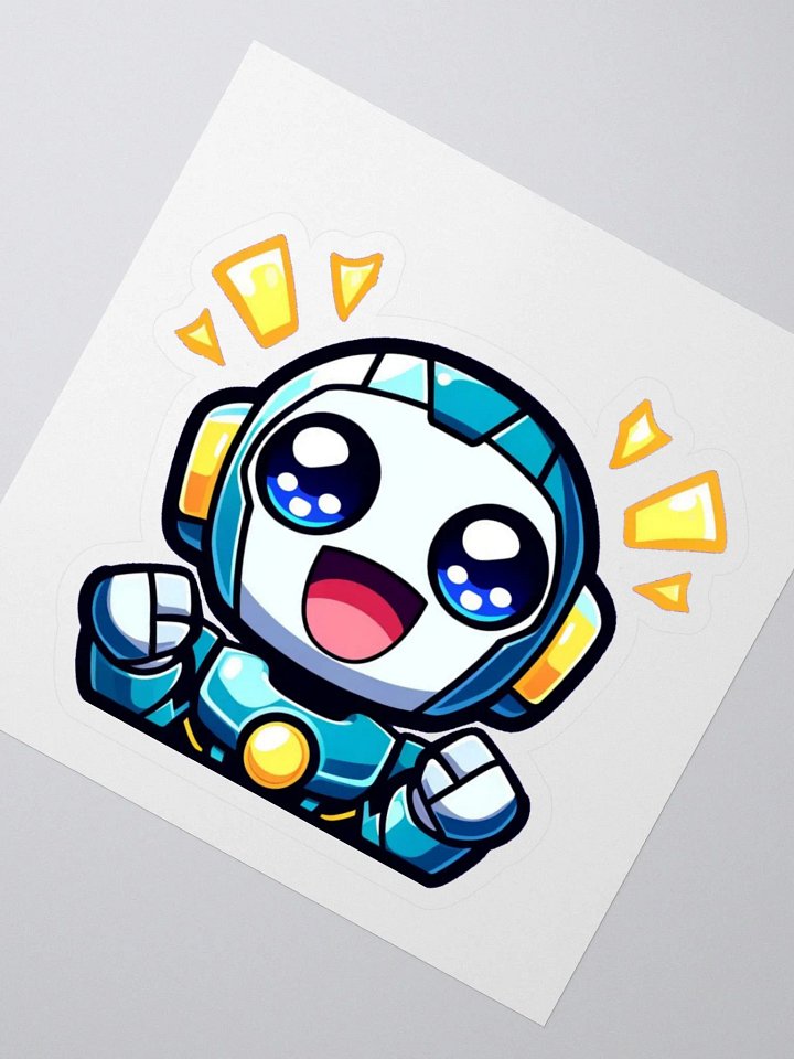 Joyful Robot Celebration Stickers product image (2)