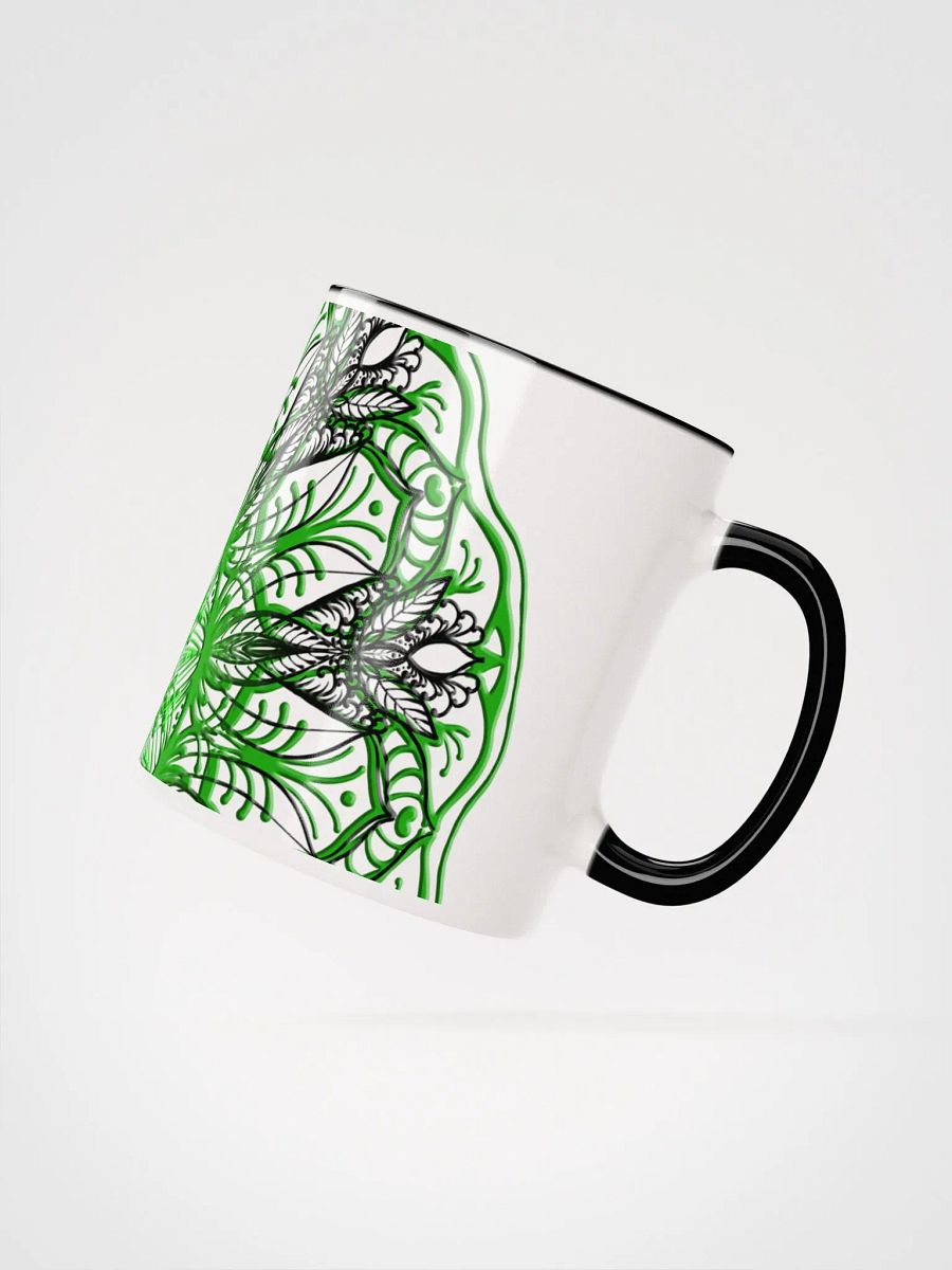 Symmetrical Green Delight Ceramic Mug product image (3)