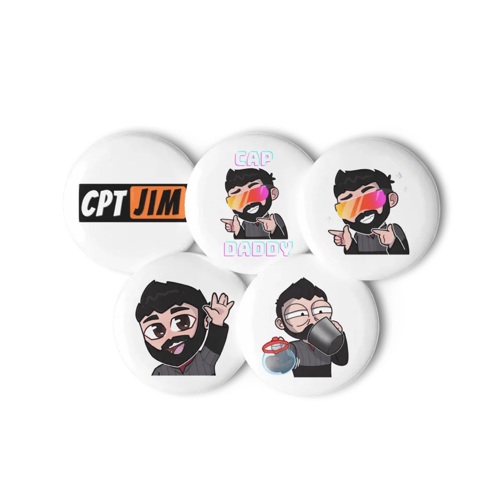 Captain Jim's Pin Button Set product image (6)