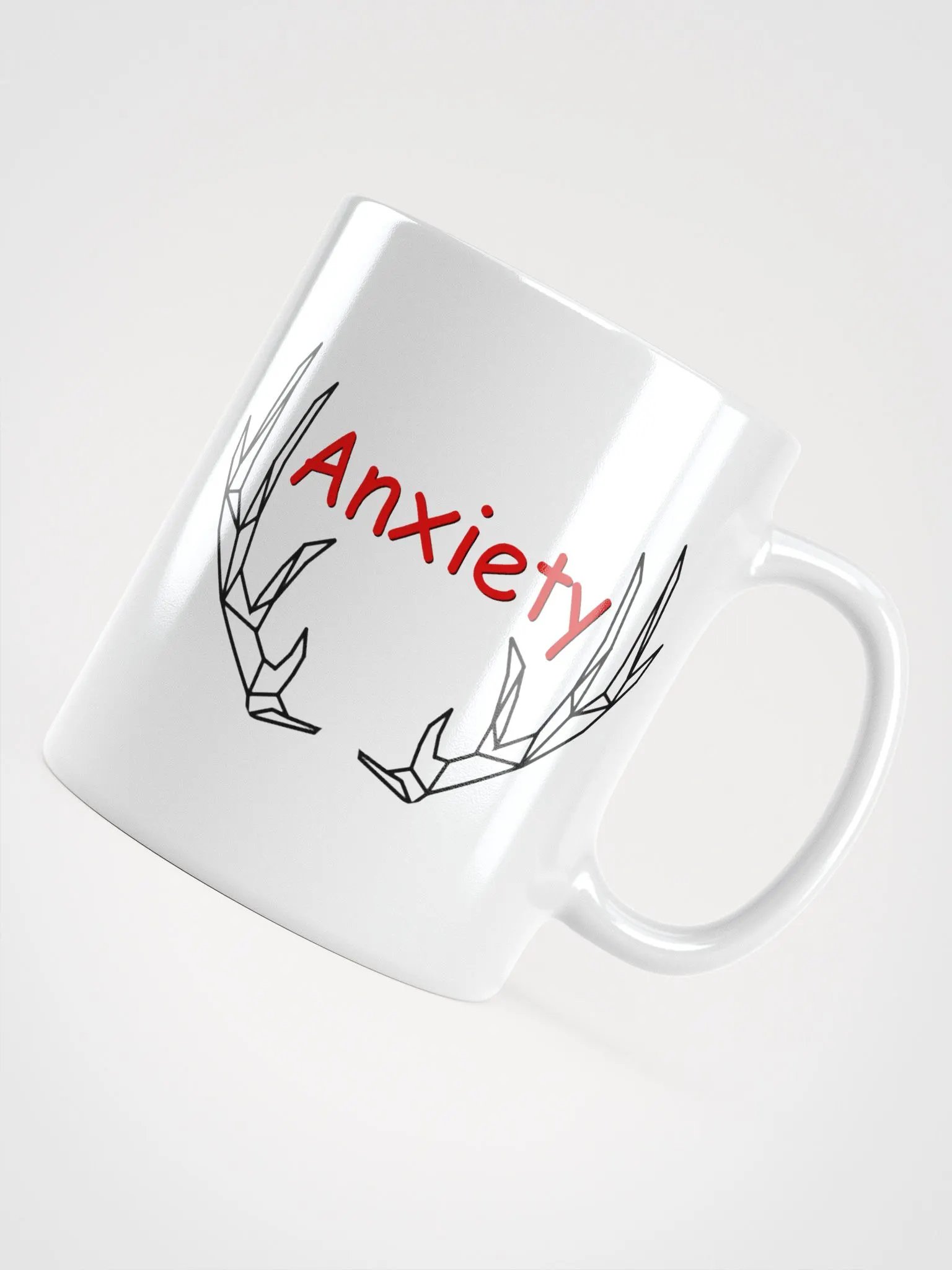Anxiety Mug - White & Red product image (7)