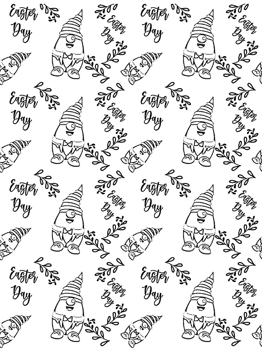Easter Gnomes Coloring Pages-Chillin' with My Gnomies product image (7)