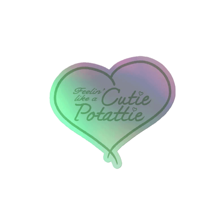 Cutie Potattie Holographic Sticker product image (2)