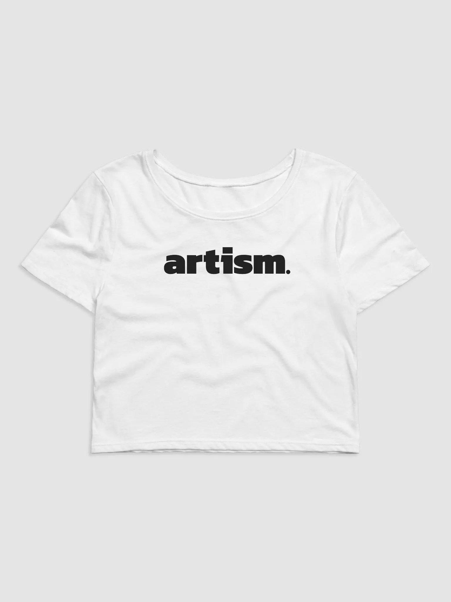 no diddy party. show your belly. artism. crop. shirt. product image (1)