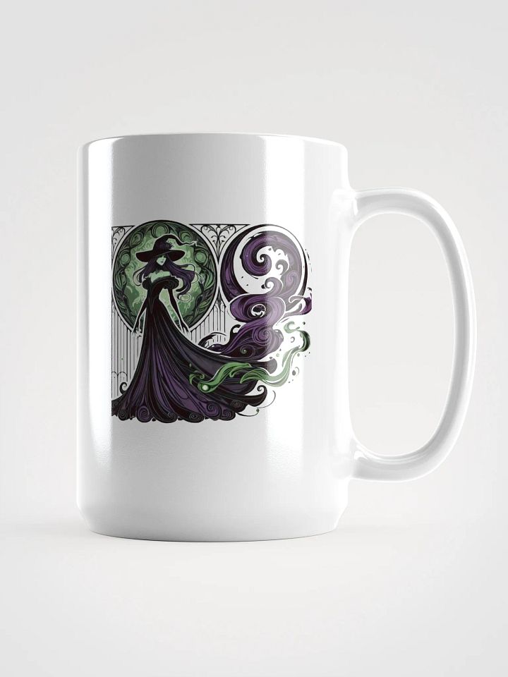 🧙‍♀️ Art Nouveau Witch Coffee Mug – Enchanting Halloween Edition product image (1)