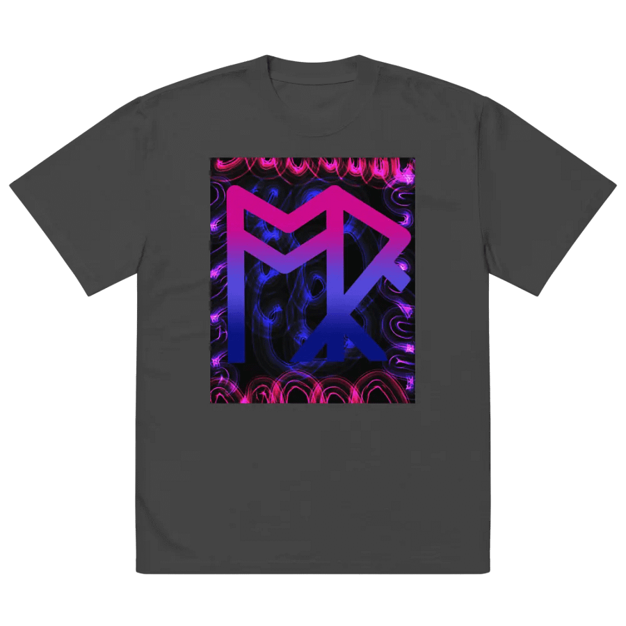 ToRk Rune Oversized Faded T-Shirt (Bisexual Tones) product image (3)