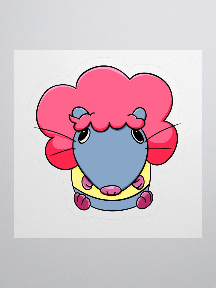 CHEESY RAT STICKER #1 product image (3)