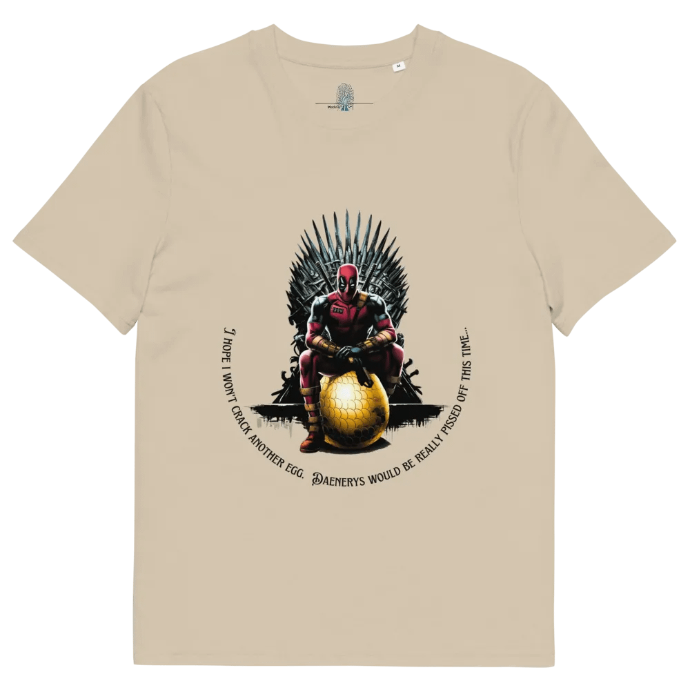 Deadpool and Daenerys Organic Cotton T-Shirt product image (1)