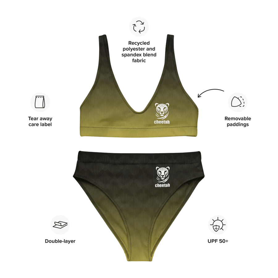 yellow wave bikini product image (4)