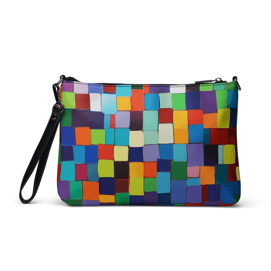 Chroma Grid Crossbody: Colorful Mosaic Bag product image (2)