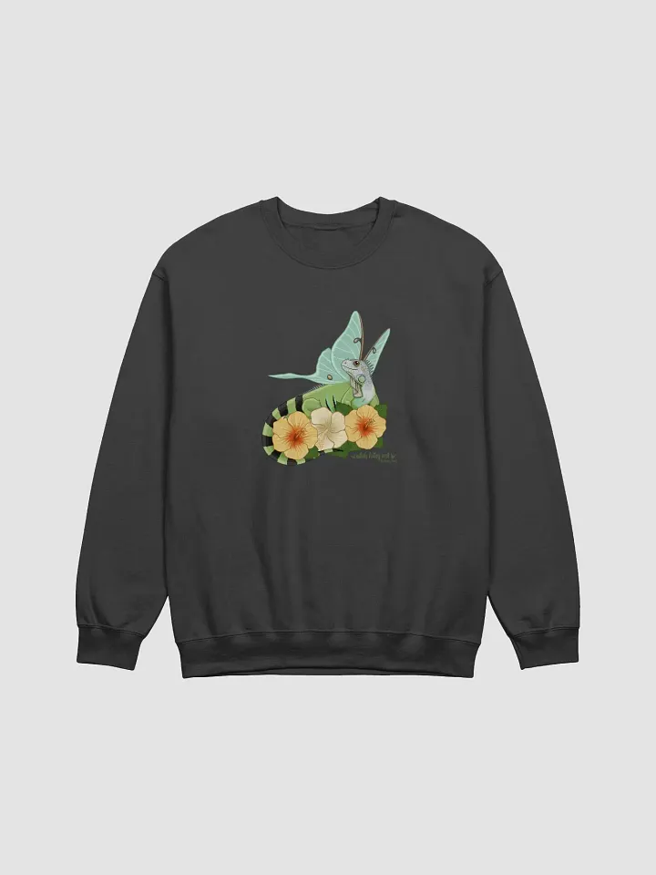 Luna Moth Iguana Crew Neck Sweater - Unisex product image (3)