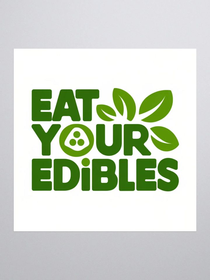 EAT YOUR EDIBLES Kiss Cut Stickers product image (1)