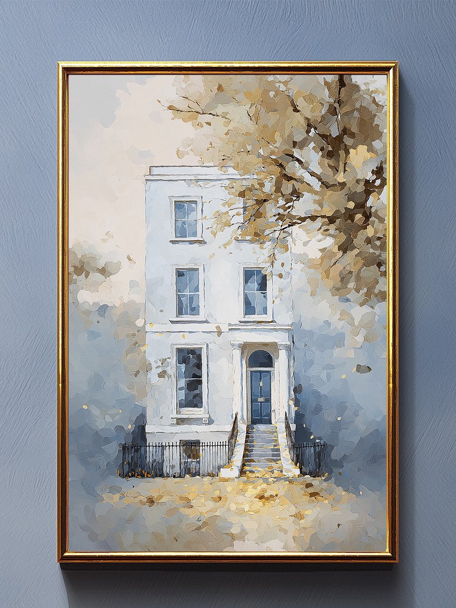 October Townhouse Art Print product image (1)
