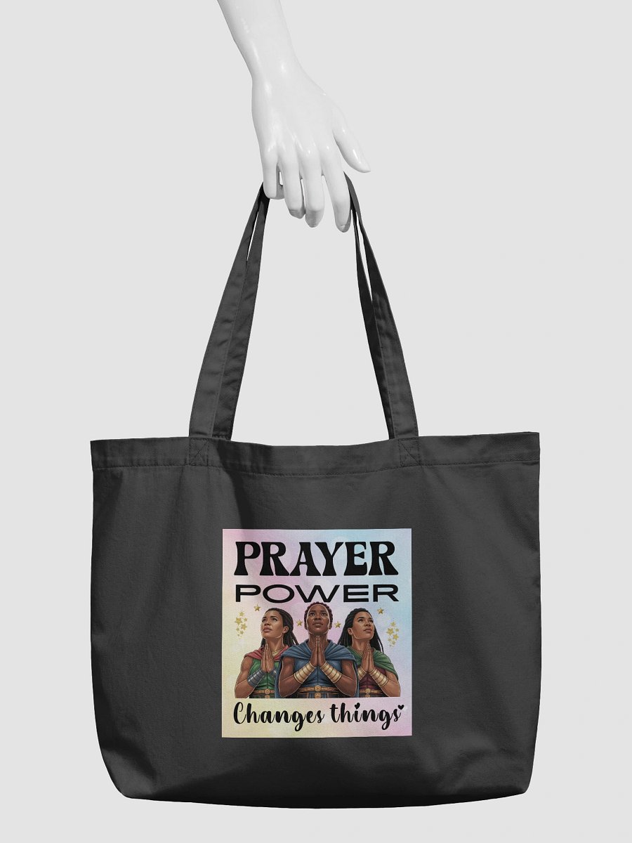 Prayer Power Changes Things Christian Eco Tote Bag product image (4)