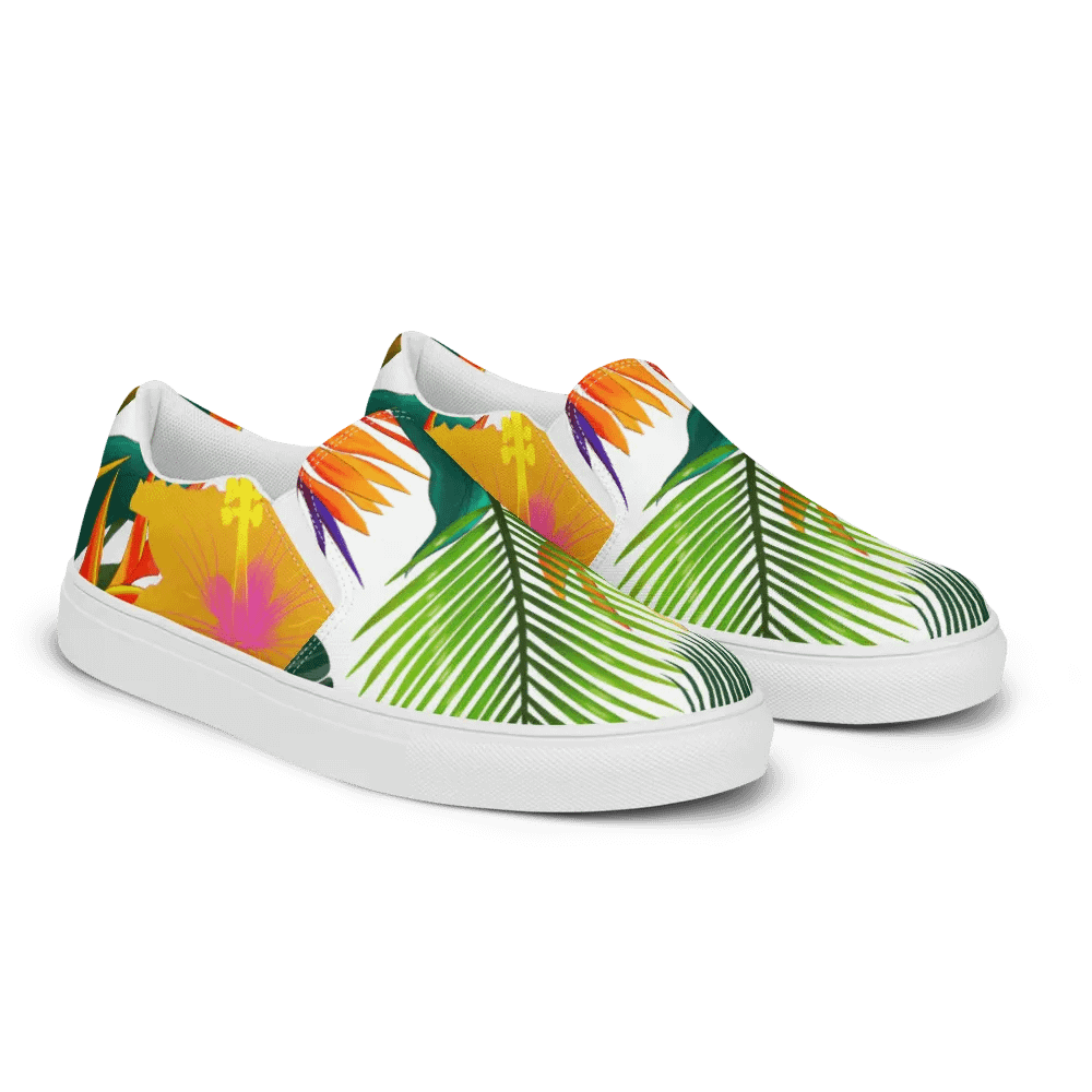 Tropical Blooms Slip-On Canvas Shoes product image (6)