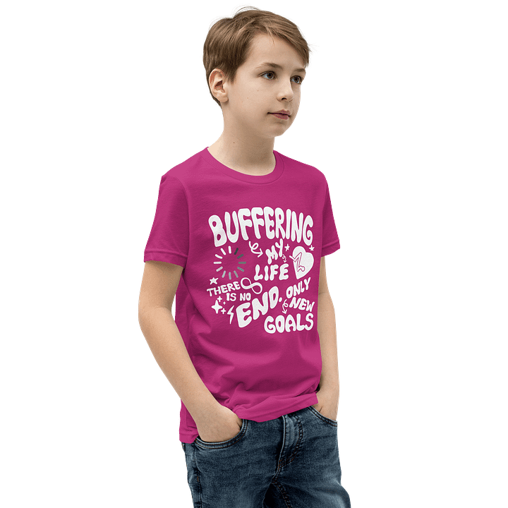 Buffering Light Limited Youth Graphic Tee product image (27)