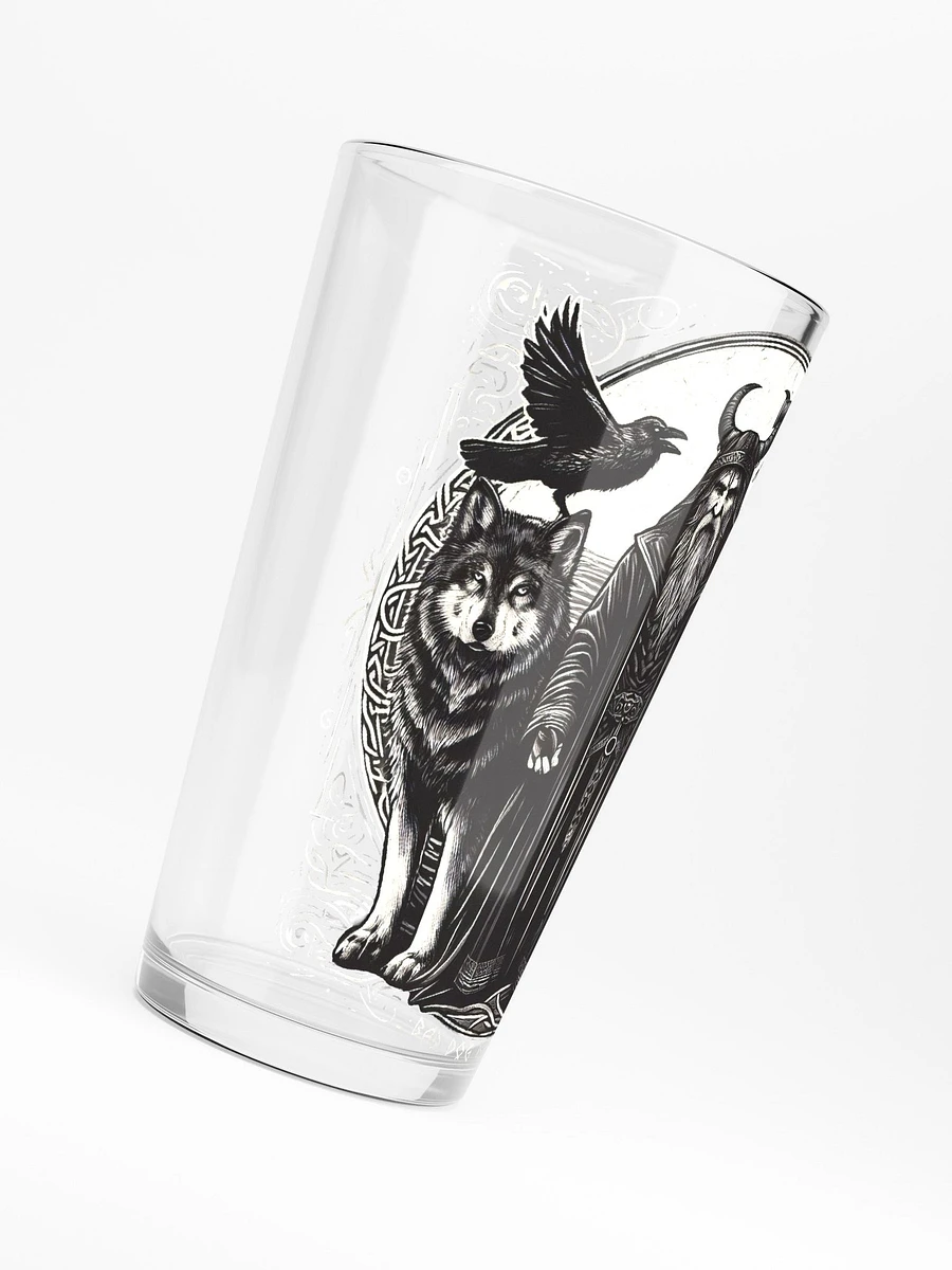 Odin's Wolves - 16oz Pint Glass product image (6)