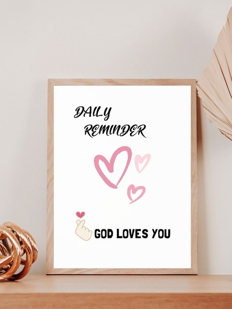 God Loves You Printable Wall Art product image (2)