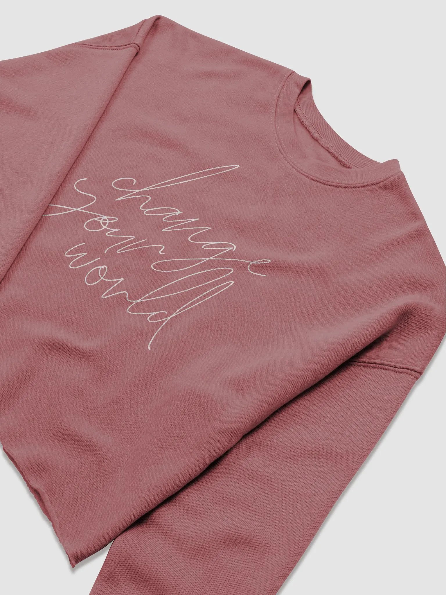 Change Your World - Women's Fleece Crop Sweatshirt product image (3)
