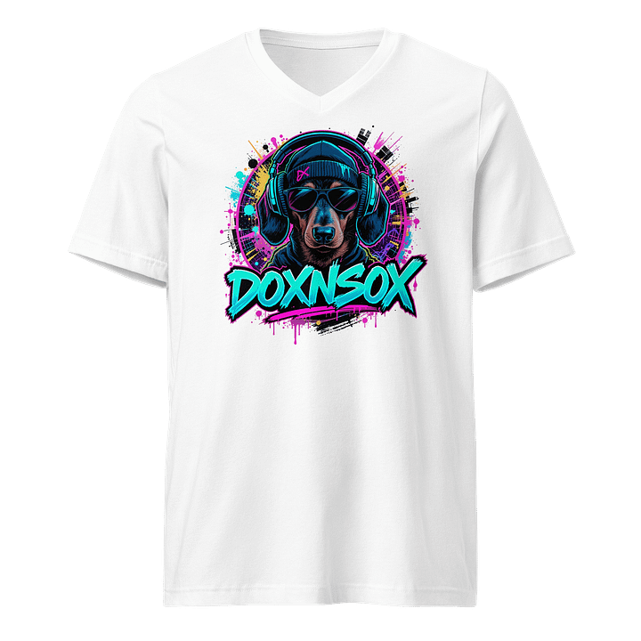 Graffiti Paws: V-Neck Tee product image (1)