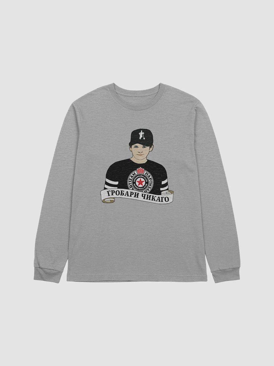 Grobari Čikago KK Partizan Bella+Canvas Supersoft Long Sleeve T-Shirt product image (1)