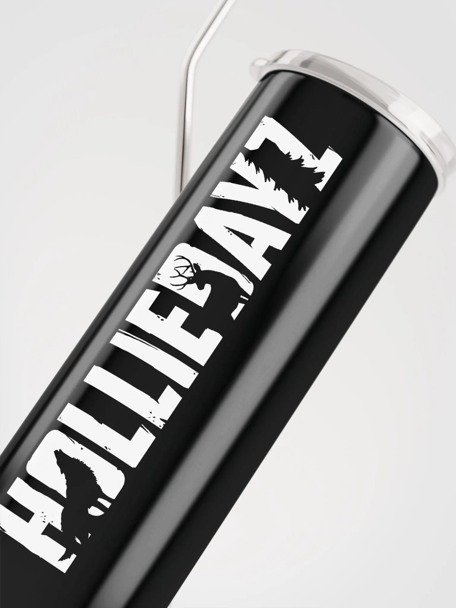 Holliedayz white logo tumbler product image (5)