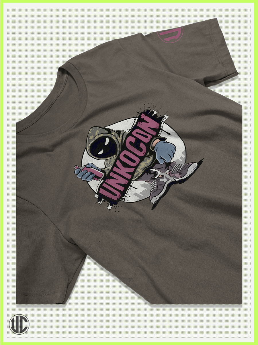 UnkoCon Graff Artist – Streetwear Spray Can Graphic Tee product image (2)
