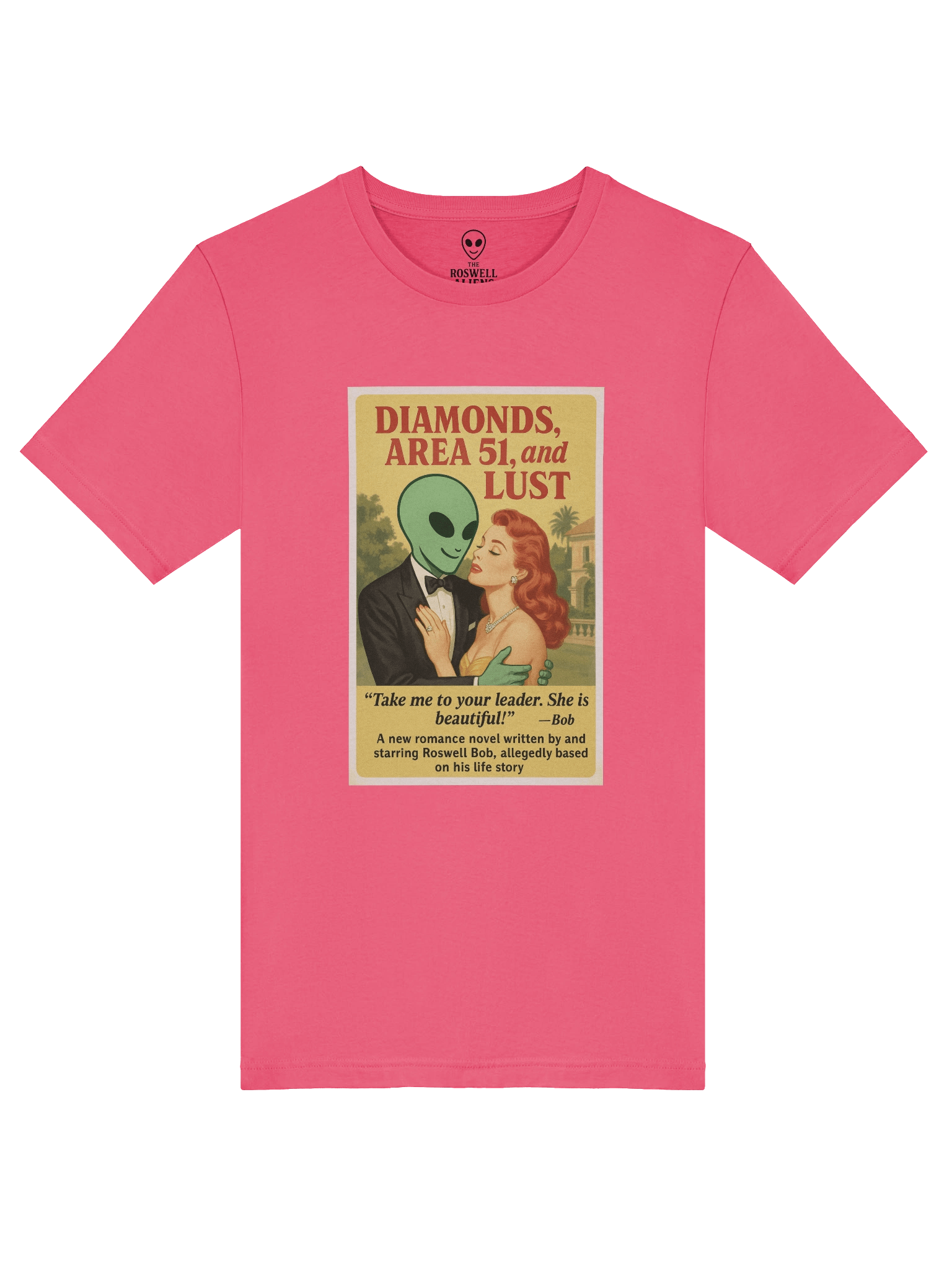 Area 51 Romance Novel Roswell Aliens 1950's Retro Poster Unisex T-Shirt product image (5)