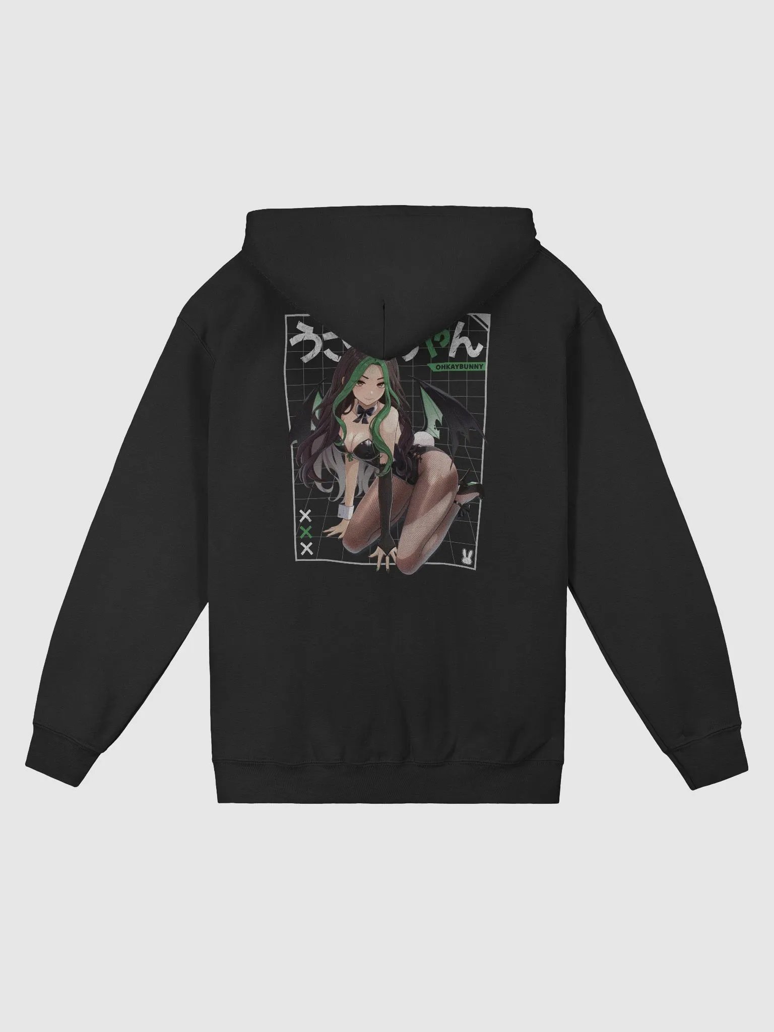 Bunny Demon Girl Zip-Up Hoodie product image (3)