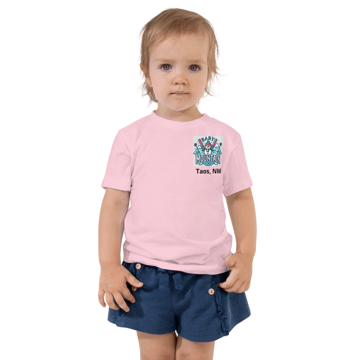 Snowman Ski Adventure Toddler T-Shirt - Taos, NM product image (3)