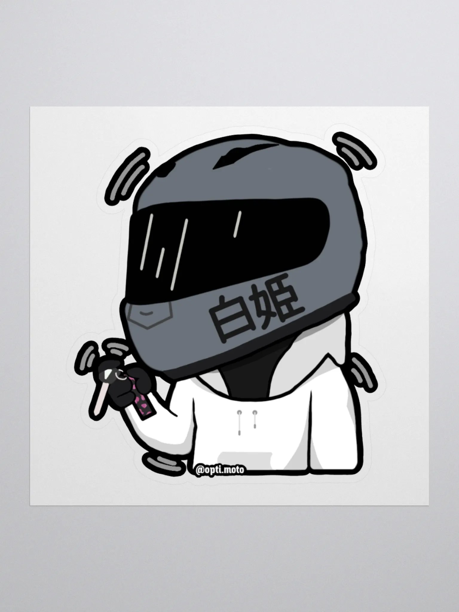 Optimoto Anxiety - Sticker product image (1)